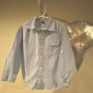 Baby Gap Boys Sz 5  Long Sleeve Button Down Shirt